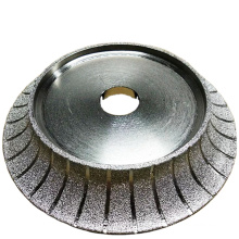 Demi Bullnose Vacuum Brazed Granite Edge Profile Diamond Grinding Wheel for Stone